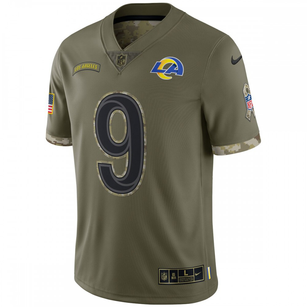 Matthew Stafford Los Angeles Rams Nike 2022 Salute To Service Limited Jersey - Olive-Profan Arena